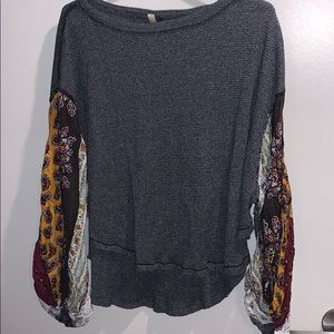 WORN ONCE FREE PEOPLE LONG SLEEVE
